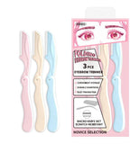 Ensemble de rasoirs à sourcils pliables Bloom & Glow Series