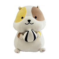 Peluche Hamster tricolore assis 33cm Hamster Series