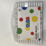 Set de marqueurs acryliques design triangulaire x48 Polka Dot Series