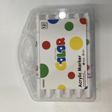 Set de marqueurs acryliques design triangulaire x12 Polka Dot Series