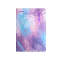 Carnet A5 violet 88 pages couverture rigide Pastel Series