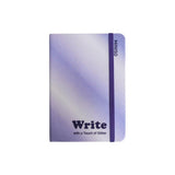 Carnet A6 violet 80 pages couverture rigide Glittery Series