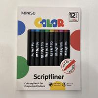 Set de stylos feutres fins design triangulaire x12 Polka Dot Series