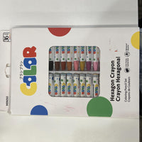 Set de pastels a l'huile hexagonaux x36 Polka Dots Series