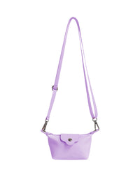 Porte-monnaie bandoulière mini violet Dumpling Series