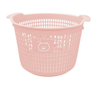 Panier de rangement rond rose Animal Series