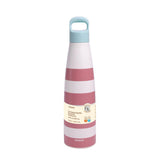 Bouteille isotherme beige rayée 500ml double paroi MINISO Colorful Series