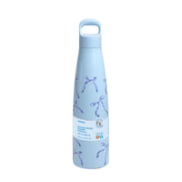 Bouteille isotherme ruban bleu 500ml double paroi MINISO Colorful Series