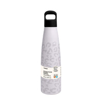 Bouteille isotherme motif léopard blanc 500ml double paroi MINISO Colorful Series