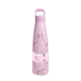 Bouteille isotherme ruban rose 500ml double paroi MINISO Colorful Series