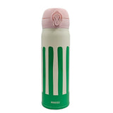 Bouteille isotherme 450ml double paroi bouchon à clapet Striped Series