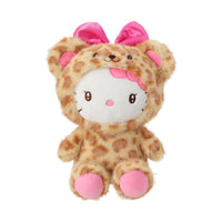 Peluche Hello Kitty parfumée imprimé lépoard marron 25cm Hello Kitty Series