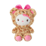 Peluche Hello Kitty parfumée imprimé lépoard marron 25cm Hello Kitty Series