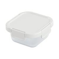 Boîte alimentaire beige 350ml avec clips Macaron Series