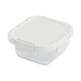 Boîte alimentaire beige 350ml avec clips Macaron Series