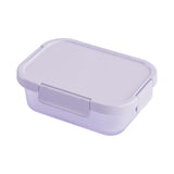 Boîte alimentaire violette 900ml avec clips Macaron Series