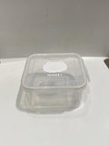 Boîte alimentaire carrée beige 825ml Animal Series