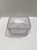 Boîte alimentaire carrée violette 825ml Animal Series