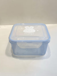 Boîte alimentaire carrée bleue 825ml Animal Series