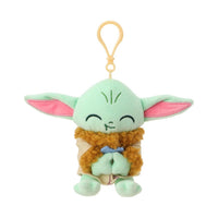 Porte clé peluche Grogu mangeant un macaron 10cm Star Wars Collection