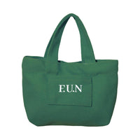 Mini sac shopping vert Fun Series