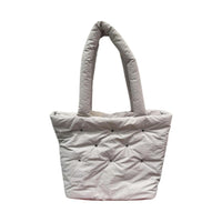 Sac fourre-tout gris rembourré grand format Puff Series
