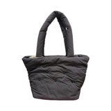 Sac fourre-tout noir grand format avec trous Puff Series