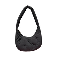 Sac bandoulière noir avec trous Puff Series