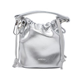 Porte-monnaie argenté Mini Bucket Series