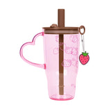 Gobelet plastique isotherme avec paille 840ml Hello Kitty Chocolate Series