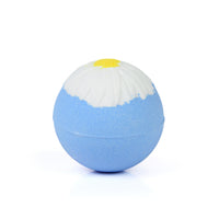 Bombe de bain hydratante forme de marguerite bleue Garden Serie