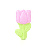Bombe de bain forme de tulipe rose Garden series