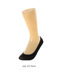 Socquettes invisibles noires femme Ice Silk