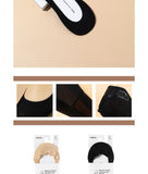 Socquettes invisibles noires femme Ice Silk