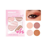 Palette de 4 fards a paupieres 02 Rose Gold Minimalist Series