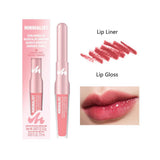 Duo crayon a levres et gloss double embout 03 Rouge Tomate Minimalist Series