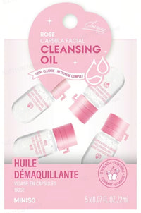 Huile nettoyante visage en capsules a la Rose Cleansing Series