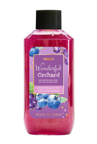 Gel douche exfoliant parfum Confiture Myrtilles Cassis Wonderful Orchard Series