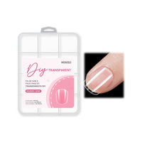 Faux ongles transparents arrondis 240 pcs DIY Nails Series