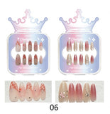 Faux ongles 06 avec languettes adhésives Crown Series