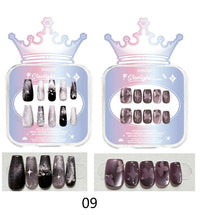 Faux ongles 09 avec languettes adhésives Crown Series