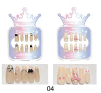 Faux ongles 04 avec languettes adhésives Crown Series