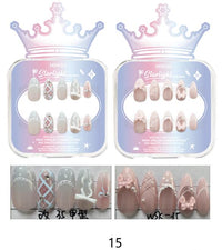 Faux ongles 15 avec languettes adhésives Crown Series