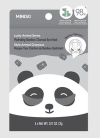 Masque hydratant  yeux charbon de bambou Lucky Animal Series