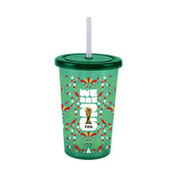 Gobelet plastique Mexique avec paille Fifa World Cup 2026