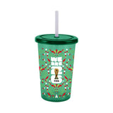 Gobelet plastique Mexique avec paille Fifa World Cup 2026