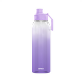 Bouteille en plastique violette 1000ml Dopamine Sports Straw Series