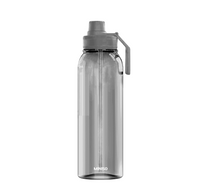 Bouteille en plastique noire 1000ml Dopamine Sports Straw Series