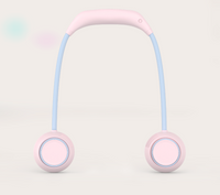 Ventilateur de cou rose et bleu 1200mAh Master Series