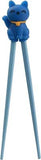 Baguettes pour enfants 20cm Chat porte bonheur bleu Tokyo Design Studio